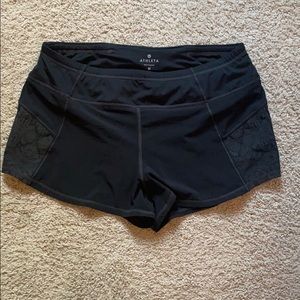 Black Athleta shorts